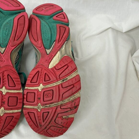 Asics Gel Exalt T379N Size Us 9 Blue/Gray Pink Women Running Shoes - Picture 9 of 11